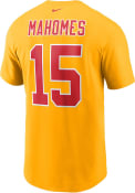 Patrick Mahomes Kansas City Chiefs Nike Name And Number T-Shirt - Gold