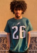 Miles Sanders Philadelphia Eagles Nike Name And Number T-Shirt - Midnight Green