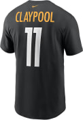 Chase Claypool Pittsburgh Steelers Nike Name And Number T-Shirt - Black