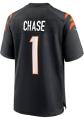 Ja'Marr Chase Cincinnati Bengals Nike Home Game Football Jersey - Black