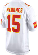 Patrick Mahomes Kansas City Chiefs Nike Super Bowl LV Patch Football Jersey - White