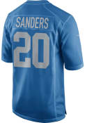 Barry Sanders Detroit Lions Nike Alternate Game Football Jersey - Blue
