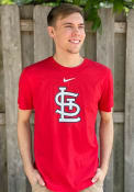St Louis Cardinals Nike Logo T Shirt - Red