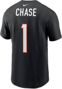 Ja'Marr Chase Cincinnati Bengals Nike Name Number T-Shirt - Black