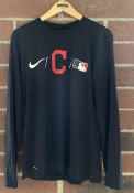 Cleveland Indians Nike Dry Legend T-Shirt - Navy Blue