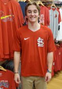 St Louis Cardinals Nike Pregame T Shirt - Red