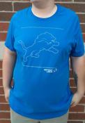 Detroit Lions Nike DFCT Team Issue T Shirt - Blue