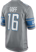 Jared Goff Detroit Lions Nike ALTERNATE GAME Football Jersey - Grey