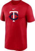 Minnesota Twins Nike Large Logo Legend T Shirt - Red