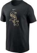 Chicago White Sox Nike Camo Logo T Shirt - Black