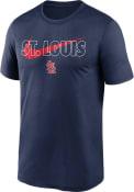 St Louis Cardinals Nike City Swoosh Legend T Shirt - Navy Blue