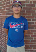 Texas Rangers Nike City Swoosh Legend T Shirt - Blue