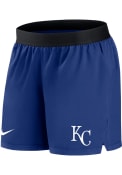 Kansas City Royals Womens Nike DriFit Shorts - Blue