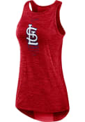 St Louis Cardinals Womens Nike Fade Tank Top - Red