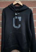 Cleveland Indians Nike Refresh Logo Club Hooded Sweatshirt - Black