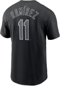 Jose Ramirez Cleveland Indians Nike Refresh Name Number T-Shirt - Black