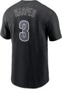 Bryce Harper Philadelphia Phillies Nike Refresh Name Number T-Shirt - Black