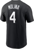 Yadier Molina St Louis Cardinals Nike Refresh Name Number T-Shirt - Black