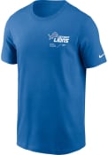 Detroit Lions Nike TEAM ISSUE T Shirt - Blue