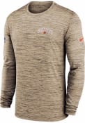 Cleveland Browns Nike SIDELINE VELOCITY T-Shirt - Grey