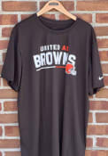 Cleveland Browns Nike SHOUTOUT T Shirt - Brown