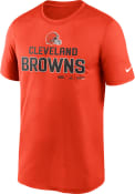 Cleveland Browns Nike LEGEND COMMUNITY T Shirt - Orange