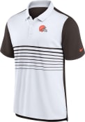 Cleveland Browns Nike DRI-FIT FASHION Polo Shirt - White