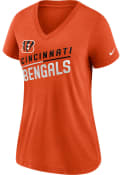 Cincinnati Bengals Womens Nike Primetime T-Shirt - Orange