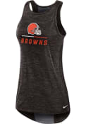 Cleveland Browns Womens Nike Primetime Tank Top - Brown