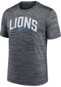Detroit Lions Nike SIDELINE VELOCITY T Shirt - Grey