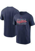 Cleveland Guardians Nike Protect The Land T Shirt - Navy Blue
