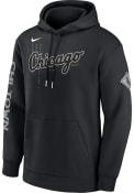 Chicago White Sox Nike REFLECTION FLEECE HOOD Fashion Hood - Black