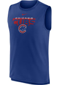 Chicago Cubs Nike KNOCKOUT STACK EXCEED Tank Top - Blue