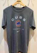 Chicago Cubs Nike DRI-BLEND EARLY WORK Fashion T Shirt - Charcoal