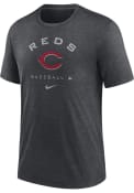 Cincinnati Reds Nike DRI-BLEND EARLY WORK Fashion T Shirt - Charcoal
