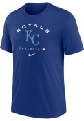 Kansas City Royals Nike DRI-BLEND EARLY WORK Fashion T Shirt - Blue