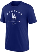 Los Angeles Dodgers Nike DRI-BLEND EARLY WORK Fashion T Shirt - Blue
