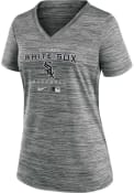 Chicago White Sox Womens Nike Velocity T-Shirt - Black