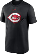 Cincinnati Reds Nike LARGE LOGO LEGEND T Shirt - Black