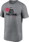 Cincinnati Reds Nike PRIMETIME LOCAL REP LEGEND T Shirt - Grey