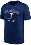 Texas Rangers Nike LEGEND PRACTICE VELOCITY T Shirt - Blue