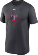 Texas Rangers Nike TEAM DIAMOND ICON LEGEND T Shirt - Charcoal