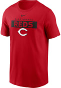 Cincinnati Reds Nike TEAM ISSUE T Shirt - Red