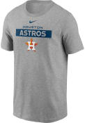 Houston Astros Nike TEAM ISSUE T Shirt - Grey