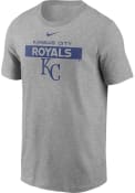 Kansas City Royals Nike TEAM ISSUE T Shirt - Grey
