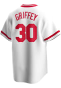 Cincinnati Reds Ken Griffey Jr. Nike Coop Replica Cooperstown Jersey - White