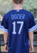 Hunter Dozier Kansas City Royals Nike City Connect Replica - Navy Blue