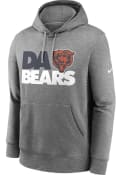 Chicago Bears Nike LOCAL GRAPHIC Hooded Sweatshirt - Grey