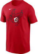 Cincinnati Reds Nike Local Flying Pig T Shirt - Red