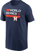 Houston Astros Nike 2022 World Series Dugout Logo T Shirt - Navy Blue